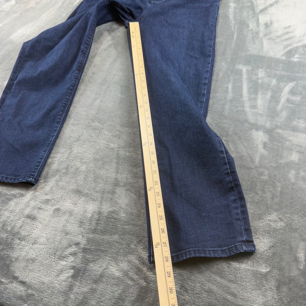 Hudson Los Angeles Women Dark Wash Straight Leg Jeans Size 10 Stretch Denim - Picture 6 of 8